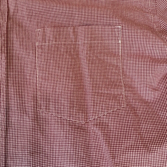 J Crew, Slim Flex Shirt, Men’s, L, Red Gingham - Picture 5 of 6